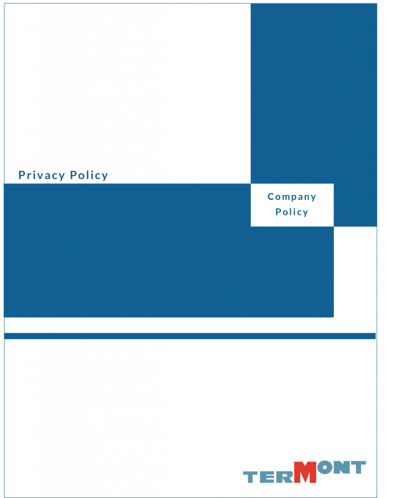 Privacy Policy Termont privacy-policy-termont
